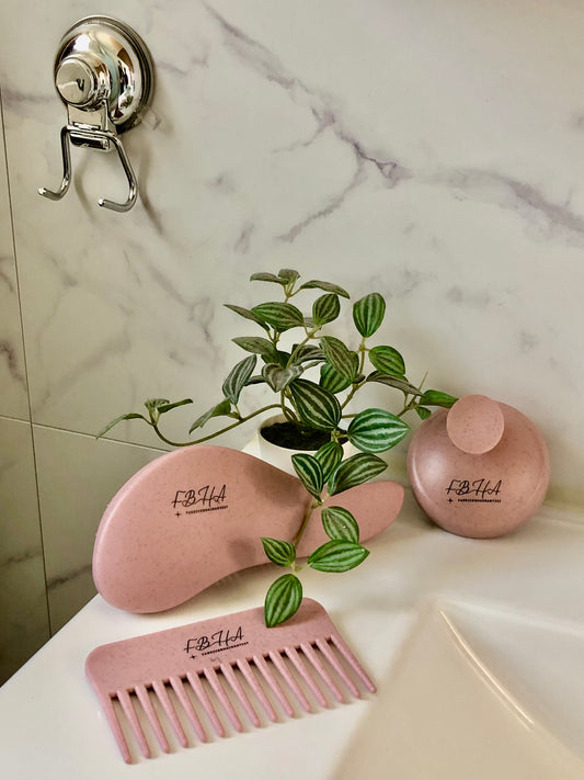 Kit de brosses Capillaires 4 en 1 (Rose)