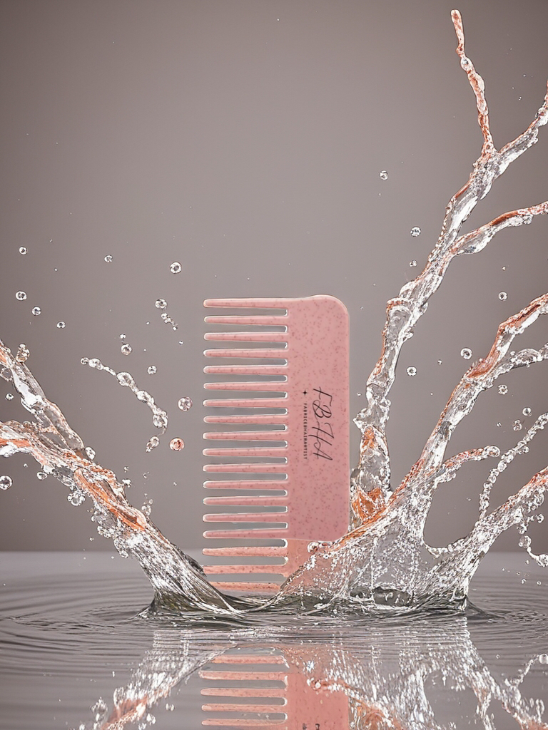 Kit de brosses Capillaires 4 en 1 (Rose)